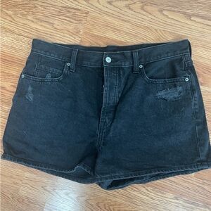 Old Navy Black Denim Shorts